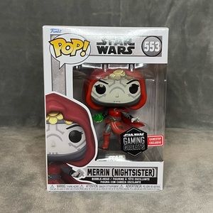 ❌SOLD❌ NIB Funko Pop! SW Gaming Greats Merrin (Nightsister) GameStop Exclusive!